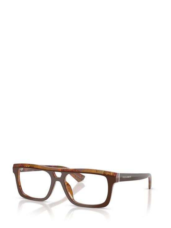 26FW 돌체앤가바나 안경 DG3431 3456 TOP BROWN PEARL GOLD BROWN - DOLCE & GABBANA
