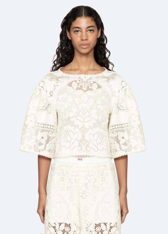  씨뉴욕 블라우스 시 니 아리아나 탑 - SEA NY