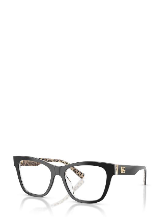 26FW 돌체앤가바나 안경 DG3430 3299 BLACK ON LEO BROWN - DOLCE & GABBANA