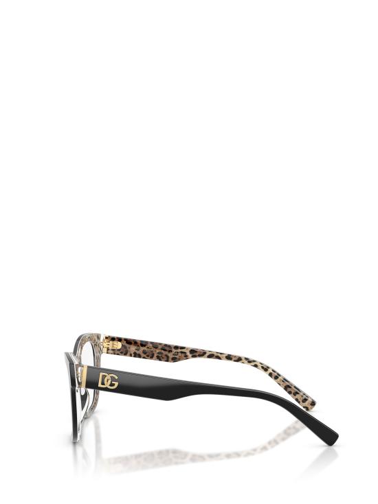 26FW 돌체앤가바나 안경 DG3430 3299 BLACK ON LEO BROWN - DOLCE & GABBANA