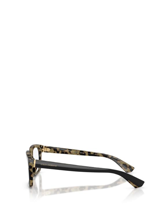 26FW 돌체앤가바나 안경 DG3432 3404 BLACK ON YELLOW HAVANA - DOLCE & GABBANA