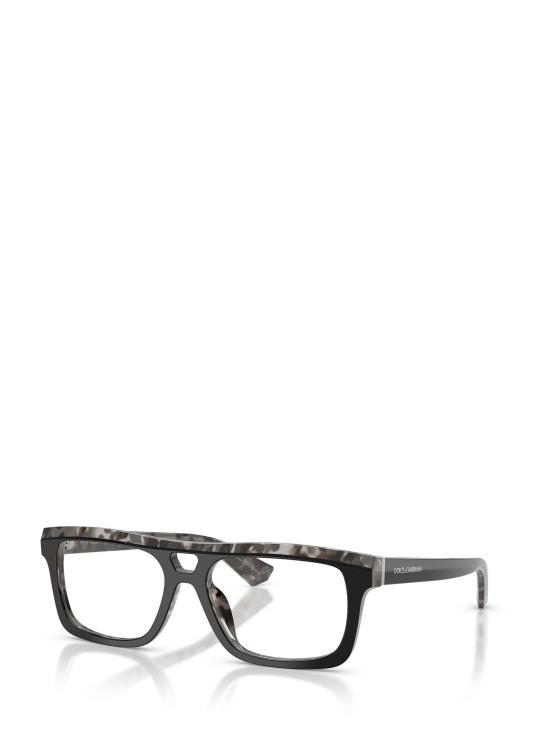 26FW 돌체앤가바나 안경 DG3431 3403 BLACK ON GREY HAVANA - DOLCE & GABBANA