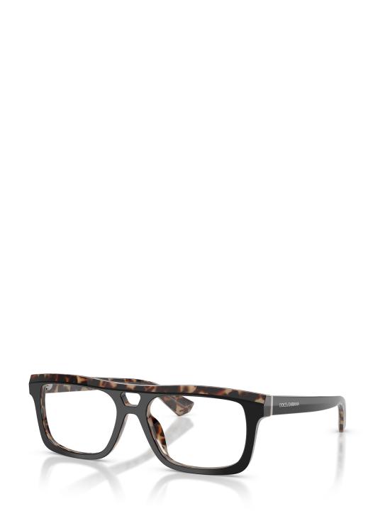 26FW 돌체앤가바나 안경 DG3431 3417 BLACK ON RED HAVANA - DOLCE & GABBANA