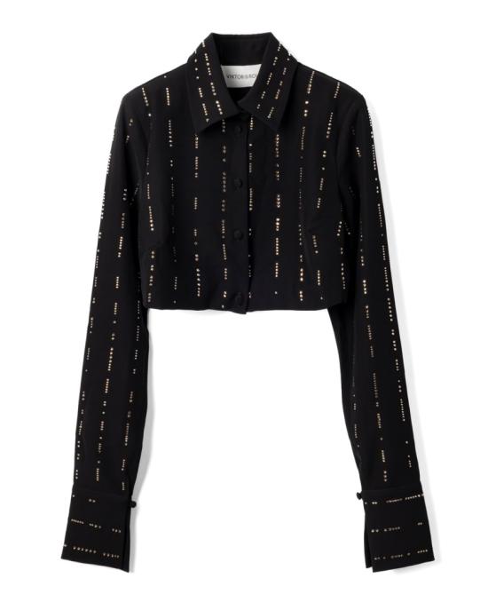  빅터앤롤프 블라우스 TS034 BLACK Black