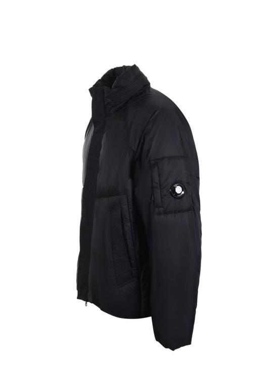 25FW 씨피 컴퍼니 숏패딩 CMOW183A110467A 999 Black - C.P. COMPANY