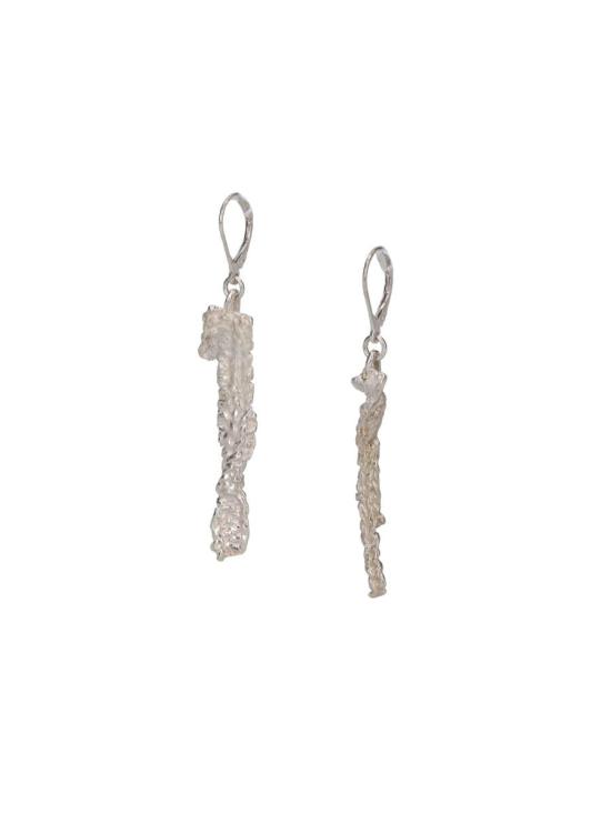 25FW 아워레가시 이어링 A4258EFFROSTED WHITE STERLING SILVER