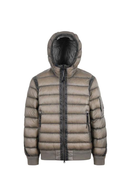 25FW 씨피 컴퍼니 숏패딩 CMOW002A110416A 356 Grey - C.P. COMPANY