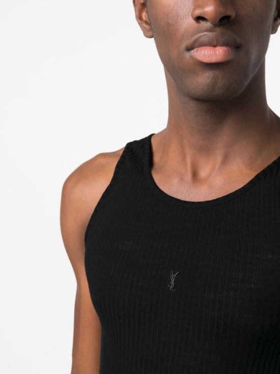 25FW 생로랑 탑 757294 YBMV21000 BLACK - SAINT LAURENT