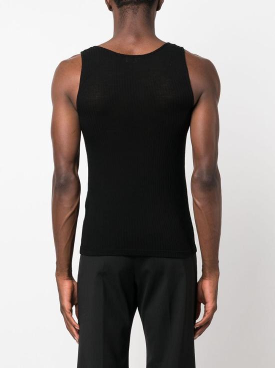 25FW 생로랑 탑 757294 YBMV21000 BLACK - SAINT LAURENT