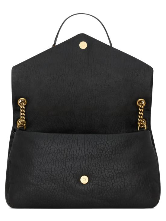 26FW 생로랑 그레인 램스킨 칼립소 라지백 777399 AACYT1000 BLACK - SAINT LAURENT