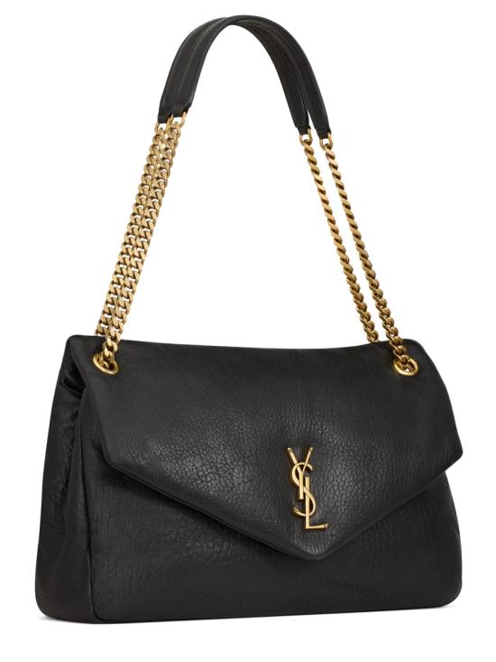 26FW 생로랑 그레인 램스킨 칼립소 라지백 777399 AACYT1000 BLACK - SAINT LAURENT