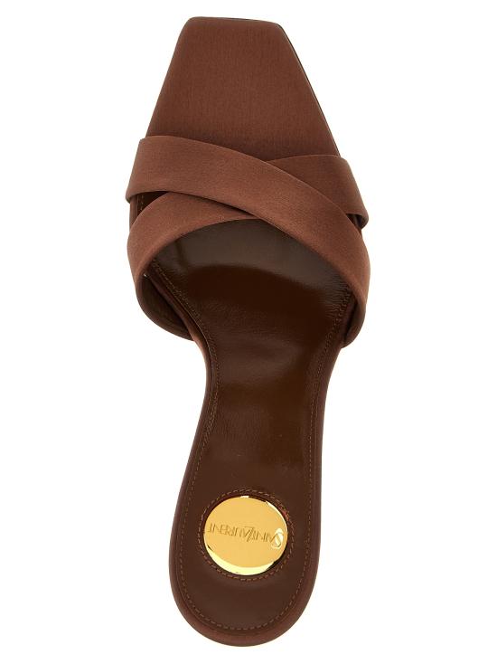 25FW 생로랑 힐/펌프스 818931 9QAB12215 BROWN - SAINT LAURENT