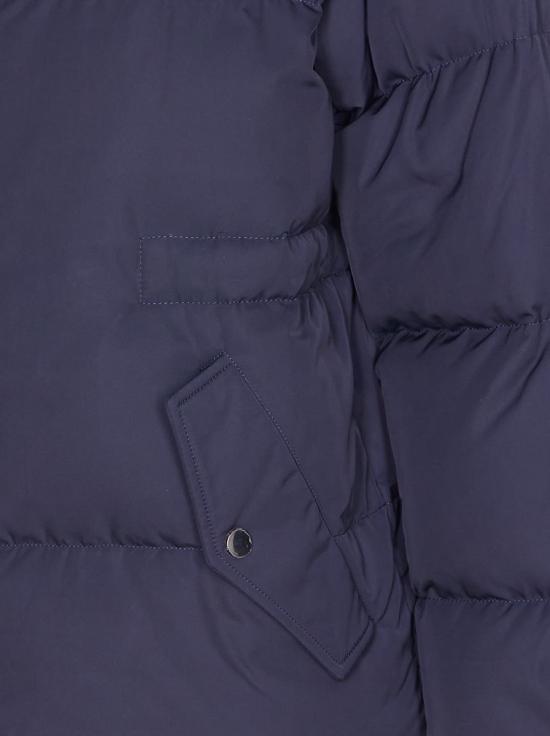 25FW 루 안드레아 숏패딩 YV25757NAVYMORO BROWN BLUE - LOU ANDREA