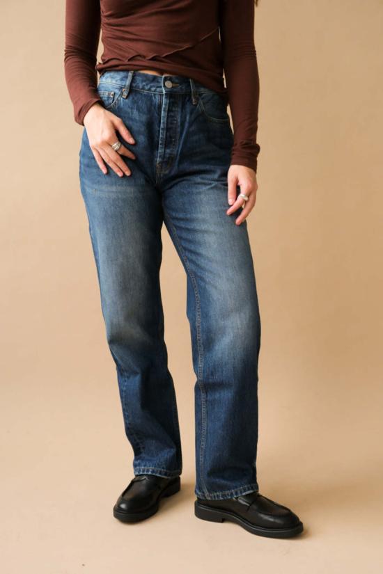  스틸히어 데님 팬츠 스틸 히어 뉴욕 차일드후드 진 브루스 - STILL HERE