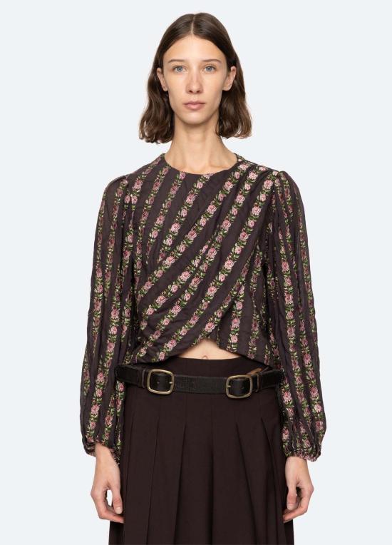  씨뉴욕 블라우스 시 니 시빌 탑 멀티 - SEA NY