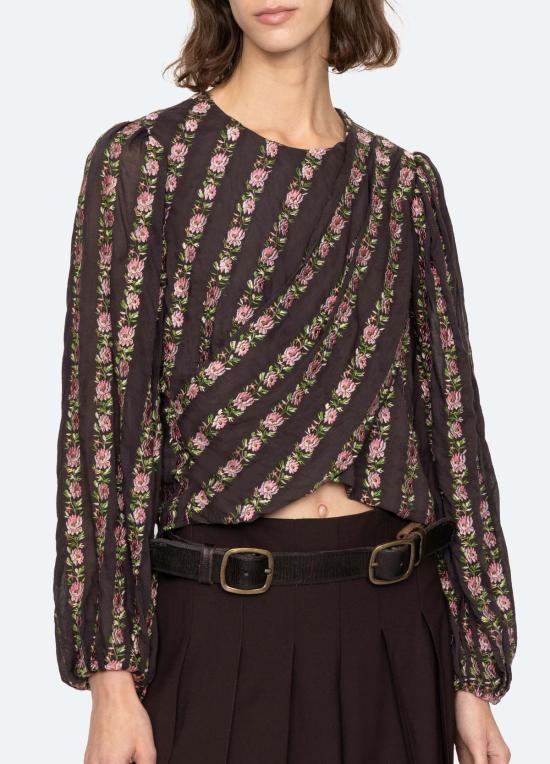  씨뉴욕 블라우스 시 니 시빌 탑 멀티 - SEA NY