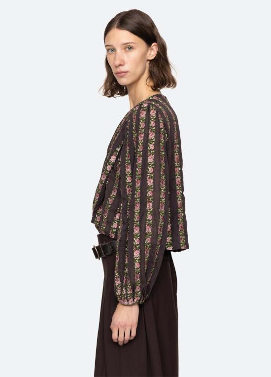  씨뉴욕 블라우스 시 니 시빌 탑 멀티 - SEA NY