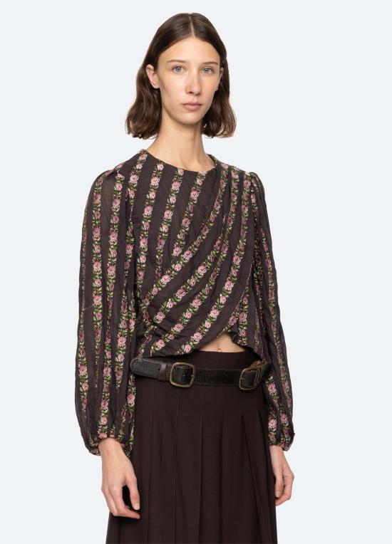  씨뉴욕 블라우스 시 니 시빌 탑 멀티 - SEA NY