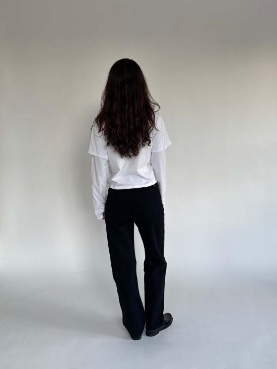  스틸히어 데님 팬츠 스틸 히어 뉴욕 차일드후드 진 블랙 블랙 - STILL HERE