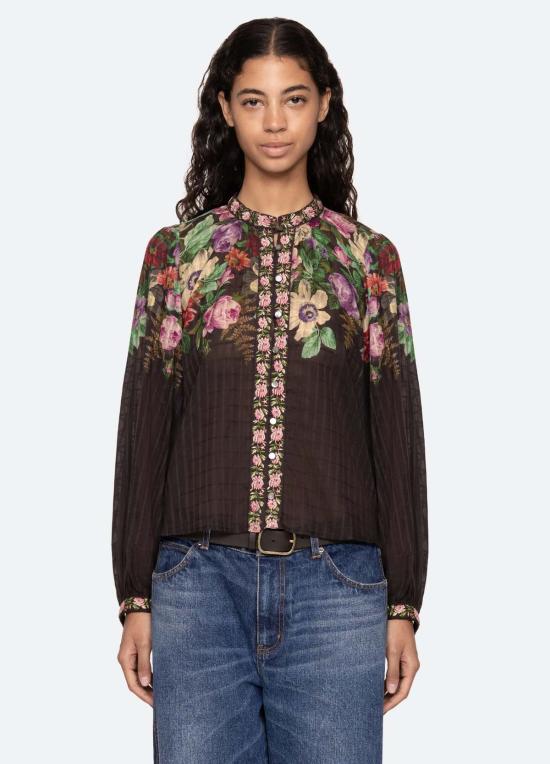  씨뉴욕 블라우스 시 니 빅토리아 탑 멀티 - SEA NY