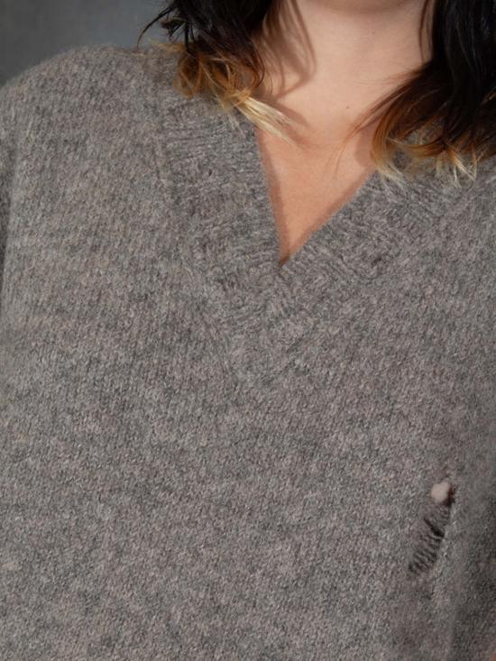  로렌 마누지안 베스트 디스트레스드 조끼 - LAUREN MANOOGIAN