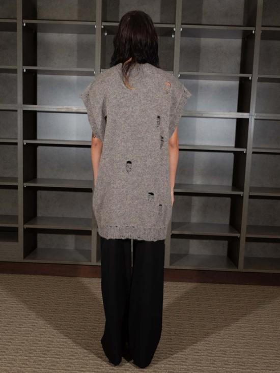  로렌 마누지안 베스트 디스트레스드 조끼 - LAUREN MANOOGIAN