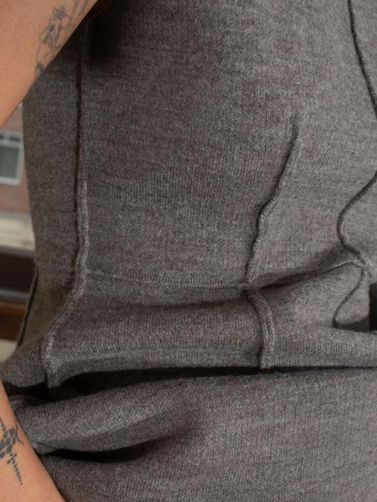  로렌 마누지안 민소매 티셔츠 더블 니트 보디스 - LAUREN MANOOGIAN