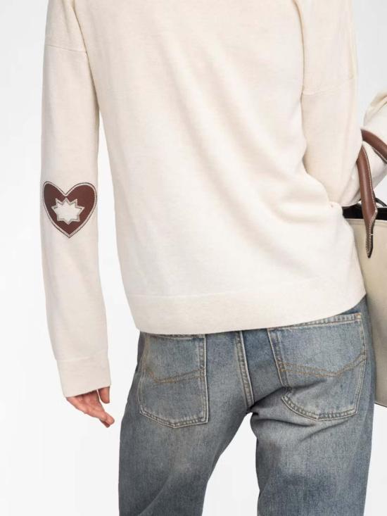  자딕앤볼테르 스웨터 Zadig & Voltaire Vivi 패치 - ZADIG & VOLTAIRE