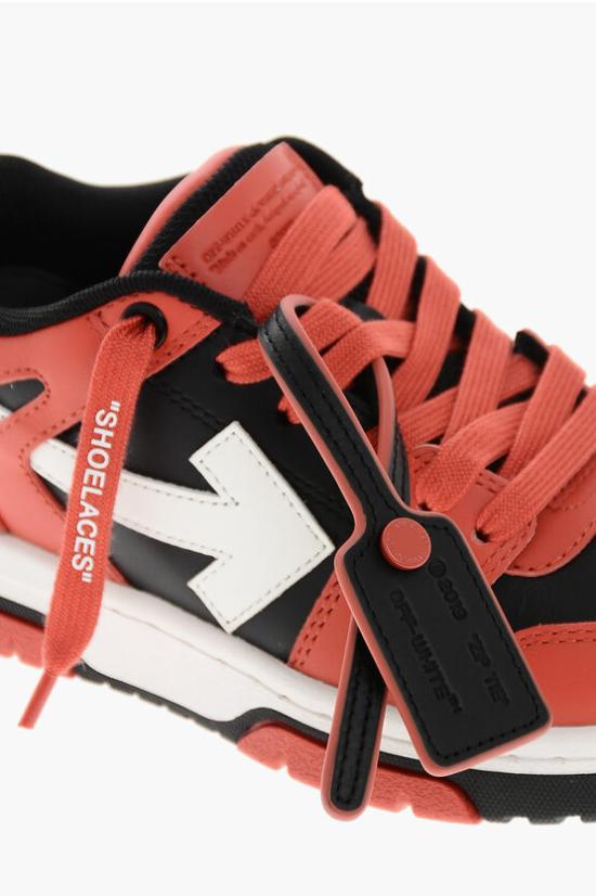  [키즈] 오프화이트 스니커즈 OBIA011F24LEA0011025 Red - OFF WHITE