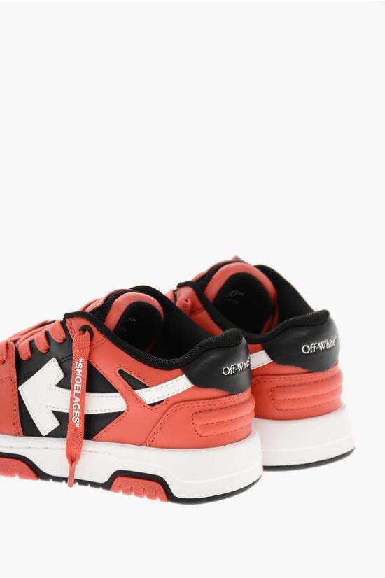  [키즈] 오프화이트 스니커즈 OBIA011F24LEA0011025 Red - OFF WHITE