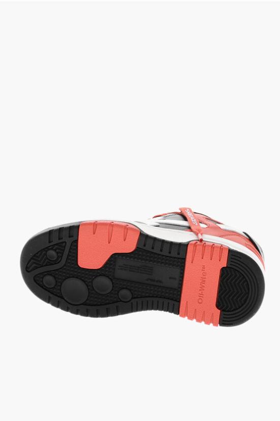  [키즈] 오프화이트 스니커즈 OBIA011F24LEA0011025 Red - OFF WHITE