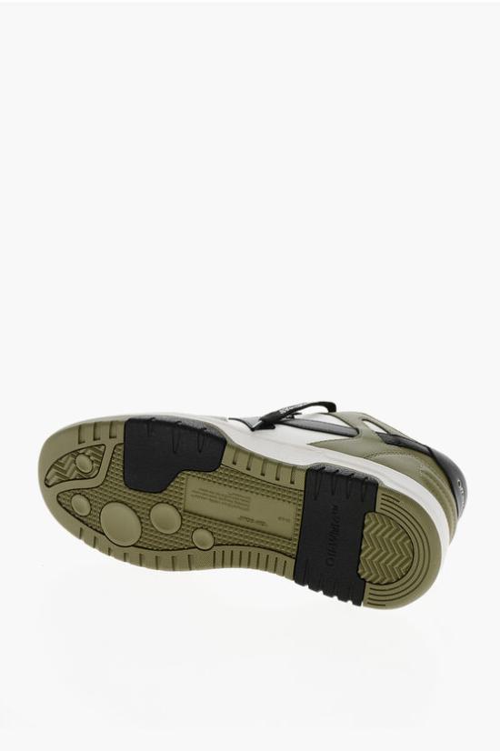  [키즈] 오프화이트 스니커즈 OBIA011F24LEA0010154 Military Green - OFF WHITE