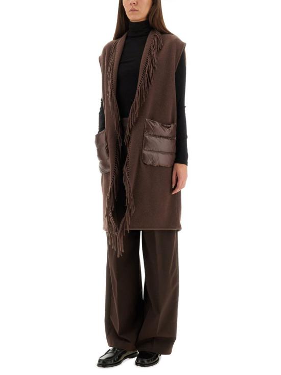 25FW 에르노 베스트 GC00067DR 333958810 BROWN - HERNO