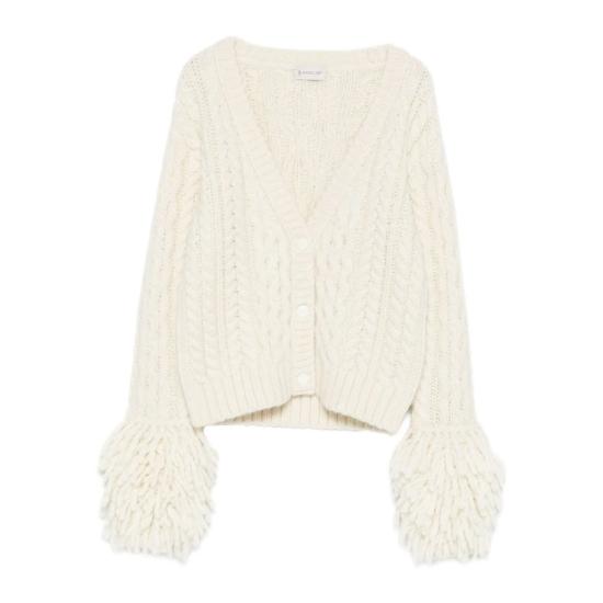 25FW 몽클레어 가디건 M8190 9B000 52 034 WHITE