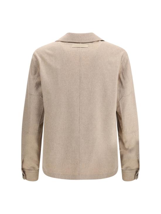 25FW 에르메네질도제냐 긴팔 셔츠 UGV46A2SOT6B 014 Beige - ERMENEGILDO ZEGNA
