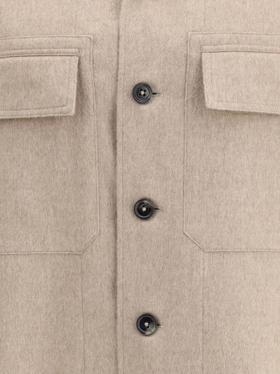 25FW 에르메네질도제냐 긴팔 셔츠 UGV46A2SOT6B 014 Beige - ERMENEGILDO ZEGNA