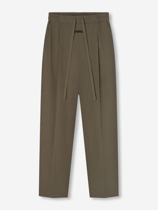 25FW 피어오브갓 코튼 텐셀 드로스트링 스트레이트 팬츠 FG25FW65 650CTE 259 Willow Willow Brown