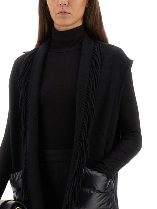 25FW 에르노 베스트 GC00067DR 333959300 Black - HERNO