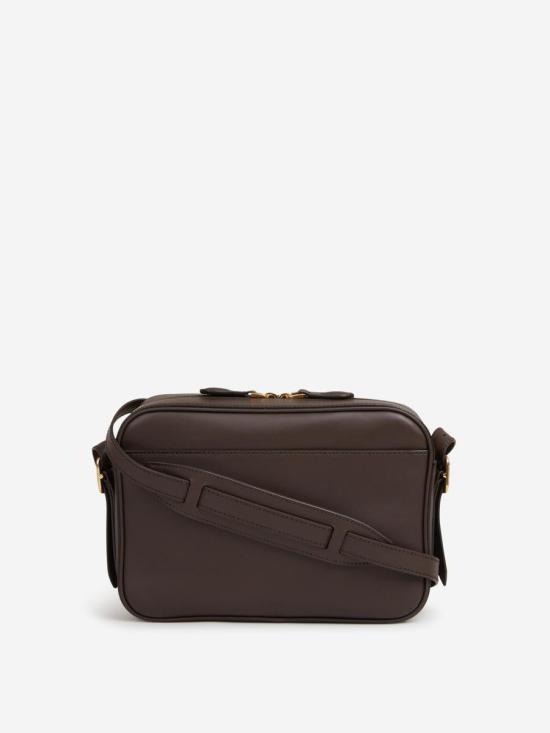 25FW 발리 로고 크로스백 MAS02MVT845 I8L6OEBANO CUERO ORO Brown - BALLY