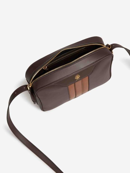 25FW 발리 로고 크로스백 MAS02MVT845 I8L6OEBANO CUERO ORO Brown - BALLY