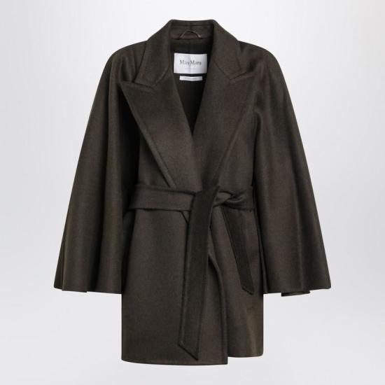 25FW 막스마라 베르나 카멜 헤어 로브 코트  VERNAWO R MAXM 007 GREEN