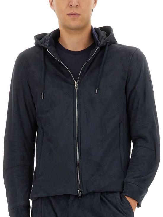 25FW 에르노 스웨이드 이펙트 리조트 자켓 GI00083UR 12729S9200 BLUE - HERNO