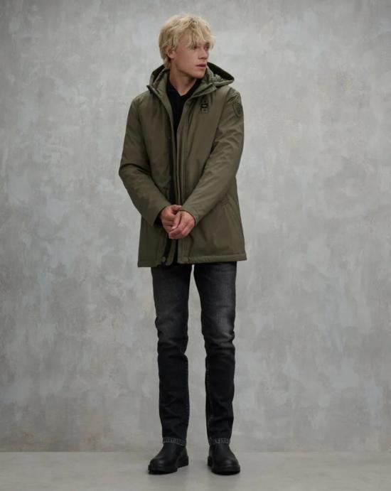 25FW 블라우어 패딩 25WBLUK03142 005480670 Green - BLAUER