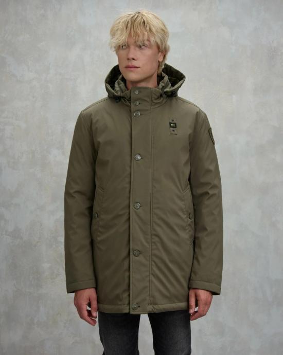 25FW 블라우어 패딩 25WBLUK03142 005480670 Green - BLAUER