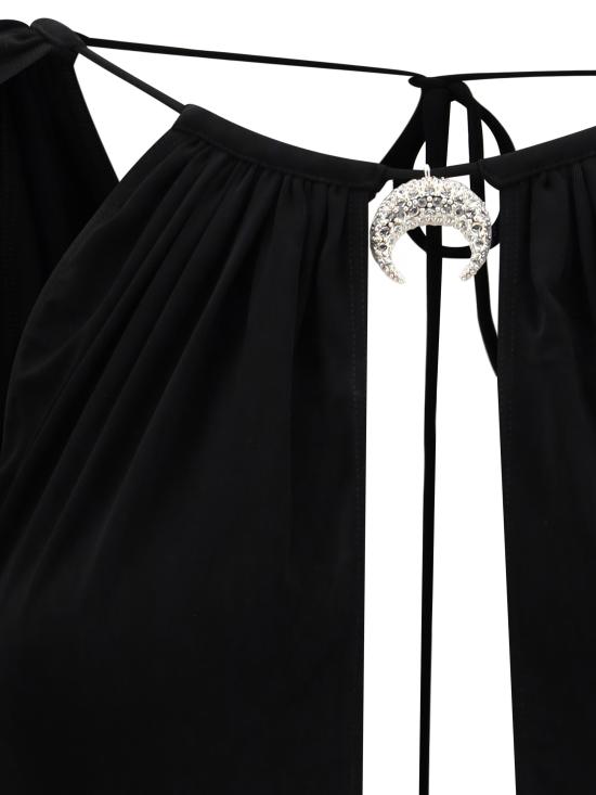 25FW 마린세르 반팔 티셔츠 WTO459ACJER0082 BK99 BLACK - MARINE SERRE