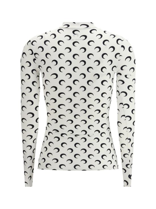 25FW 마린세르 반팔 티셔츠 WTS005ACJER0001 WH00 WHITE - MARINE SERRE