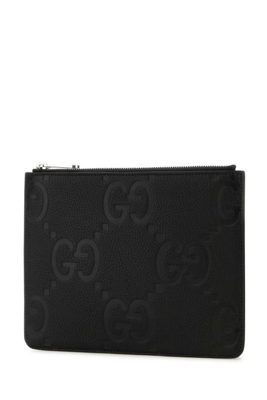 25FW 구찌 점보 스몰 파우치  821102AABY0 1000 Black - GUCCI