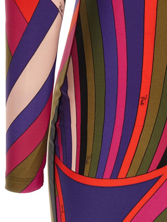 25FW 에밀리오푸치 미디 원피스 5UJG665U755011 Multicolor - EMILIO PUCCI