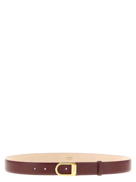 25FW 케이트 새들 버클 벨트 10103763524 Bordeaux