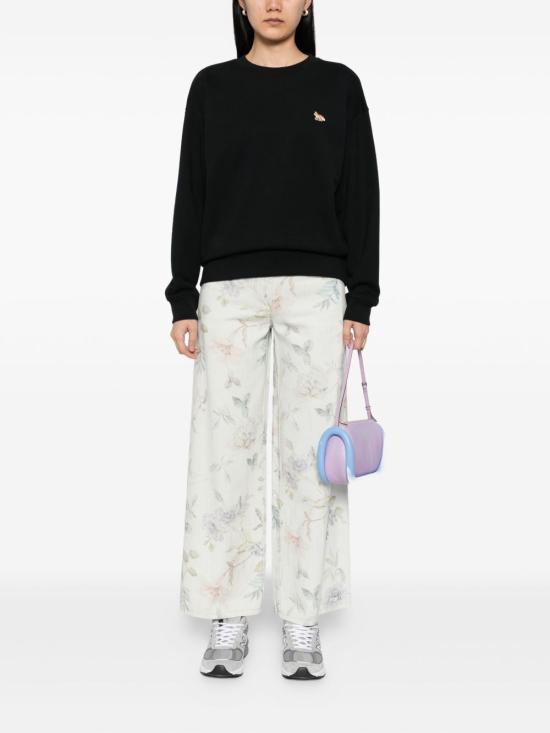 25FW 메종키츠네 베이비 폭스 컴포트 스웨트셔츠 PW00307 KM0341P199 Black - MAISON KITSUNE